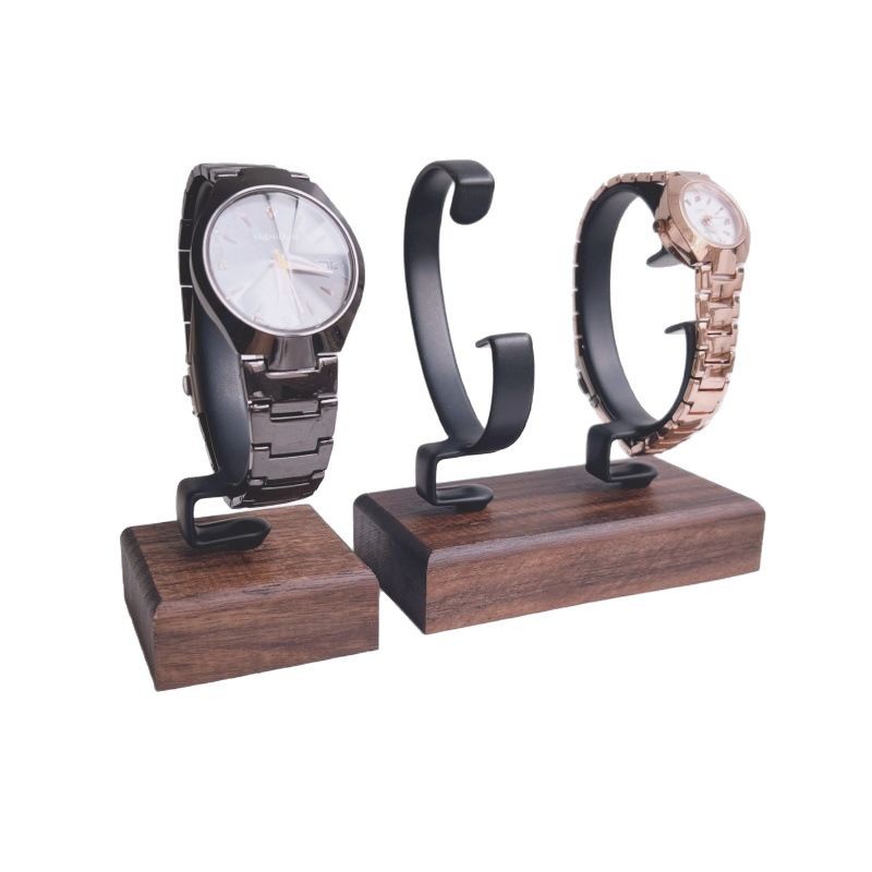 1Pcs 쥬얼리 정리함 나무 C형 시계 홀더 디스플레이 - Jewelry And Watches Inc 리뷰 및 가격