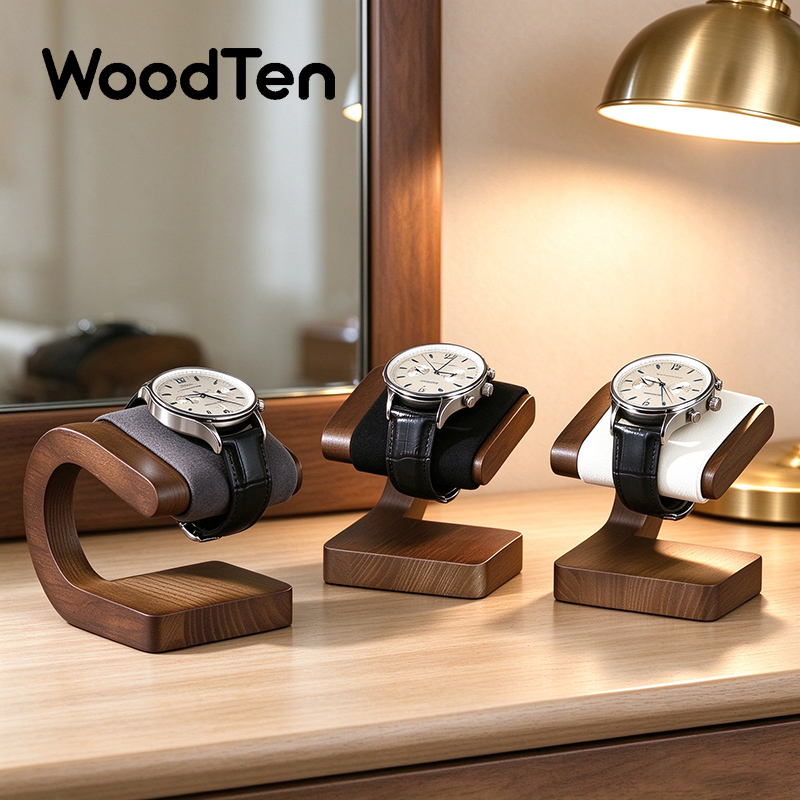 우드텐(WoodTen) 신제품 시계 진열대, 호두나무  - Jewelry And Watches Inc 리뷰 및 가격